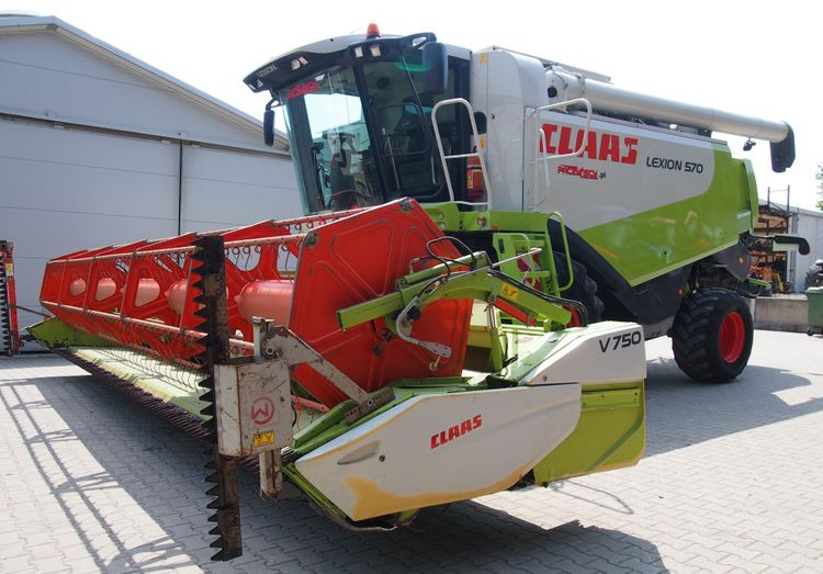 Kombajn zbożawy Claas Lexon 570 Kombajn zbożowy CLAAS LEXION 570+ heder VARIO 7,5m - Зерноуборочный комбайн: фото 2 Kombajn zbożawy Claas Lexon 570 Kombajn zbożowy CLAAS LEXION 570+ heder VARIO 7,5m - Зерноуборочный комбайн: фото 2