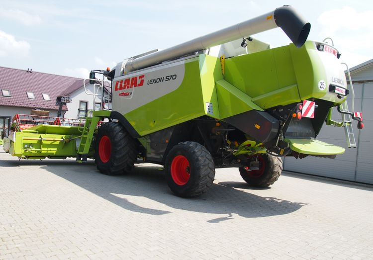 Kombajn zbożawy Claas Lexon 570 Kombajn zbożowy CLAAS LEXION 570+ heder VARIO 7,5m - Зерноуборочный комбайн: фото 5 Kombajn zbożawy Claas Lexon 570 Kombajn zbożowy CLAAS LEXION 570+ heder VARIO 7,5m - Зерноуборочный комбайн: фото 5
