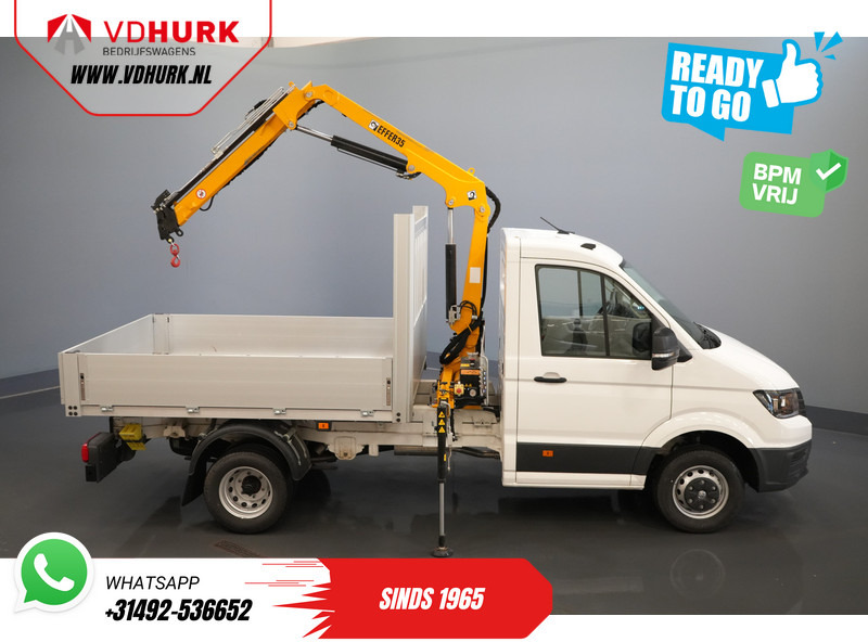 Volkswagen Crafter 50 165 pk Effer 352S Kraan/ Crane/ Kran/ Autokran/ PTO/ Open laadbak/ Dubbel Lucht - Малотоннажный бортовой грузовик: фото 4 Volkswagen Crafter 50 165 pk Effer 352S Kraan/ Crane/ Kran/ Autokran/ PTO/ Open laadbak/ Dubbel Lucht - Малотоннажный бортовой грузовик: фото 4