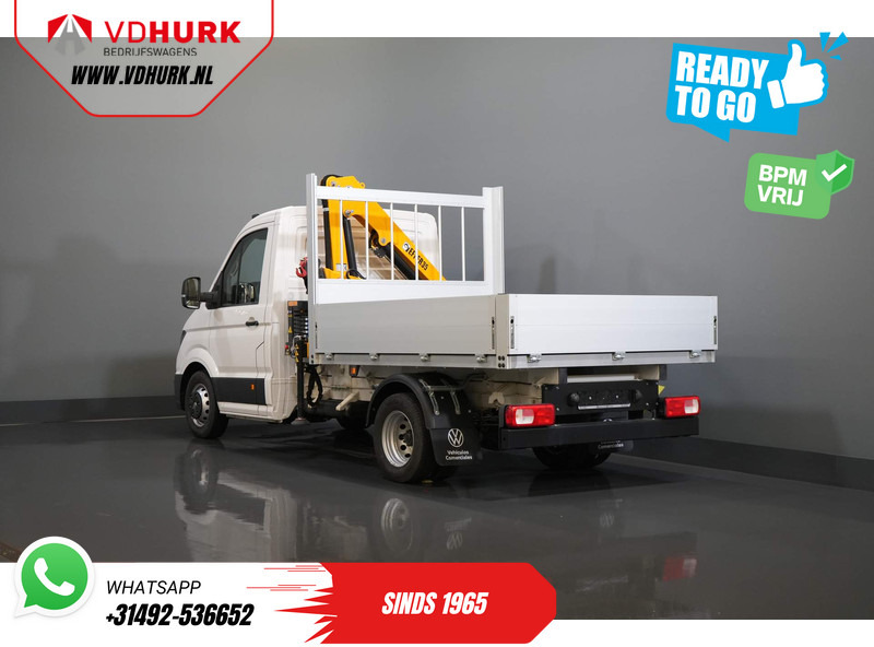 Volkswagen Crafter 50 165 pk Effer 352S Kraan/ Crane/ Kran/ Autokran/ PTO/ Open laadbak/ Dubbel Lucht - Малотоннажный бортовой грузовик: фото 3 Volkswagen Crafter 50 165 pk Effer 352S Kraan/ Crane/ Kran/ Autokran/ PTO/ Open laadbak/ Dubbel Lucht - Малотоннажный бортовой грузовик: фото 3