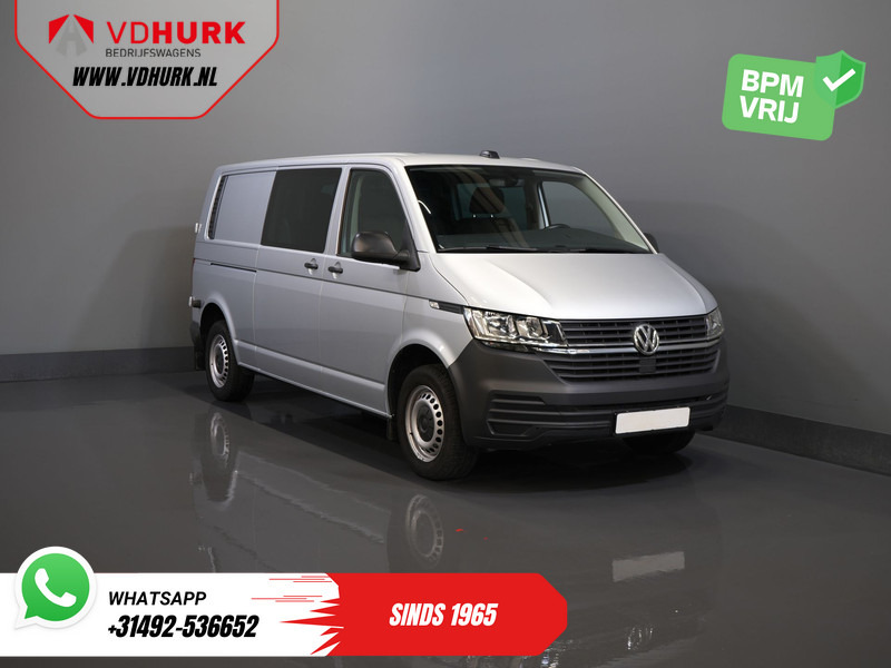 Volkswagen Transporter T6.1 2.0 TDI 150 pk DSG Aut. L2 DC BPM VRIJ! Dubbel Cabine 6 Pers./ Lage KM!/ Adapt.Cruise/ 270Gr. Deuren/ Navi/ Carplay/ Trekha - Цельнометаллический фургон, Грузопассажирский фургон: фото 1 Volkswagen Transporter T6.1 2.0 TDI 150 pk DSG Aut. L2 DC BPM VRIJ! Dubbel Cabine 6 Pers./ Lage KM!/ Adapt.Cruise/ 270Gr. Deuren/ Navi/ Carplay/ Trekha - Цельнометаллический фургон, Грузопассажирский фургон: фото 1