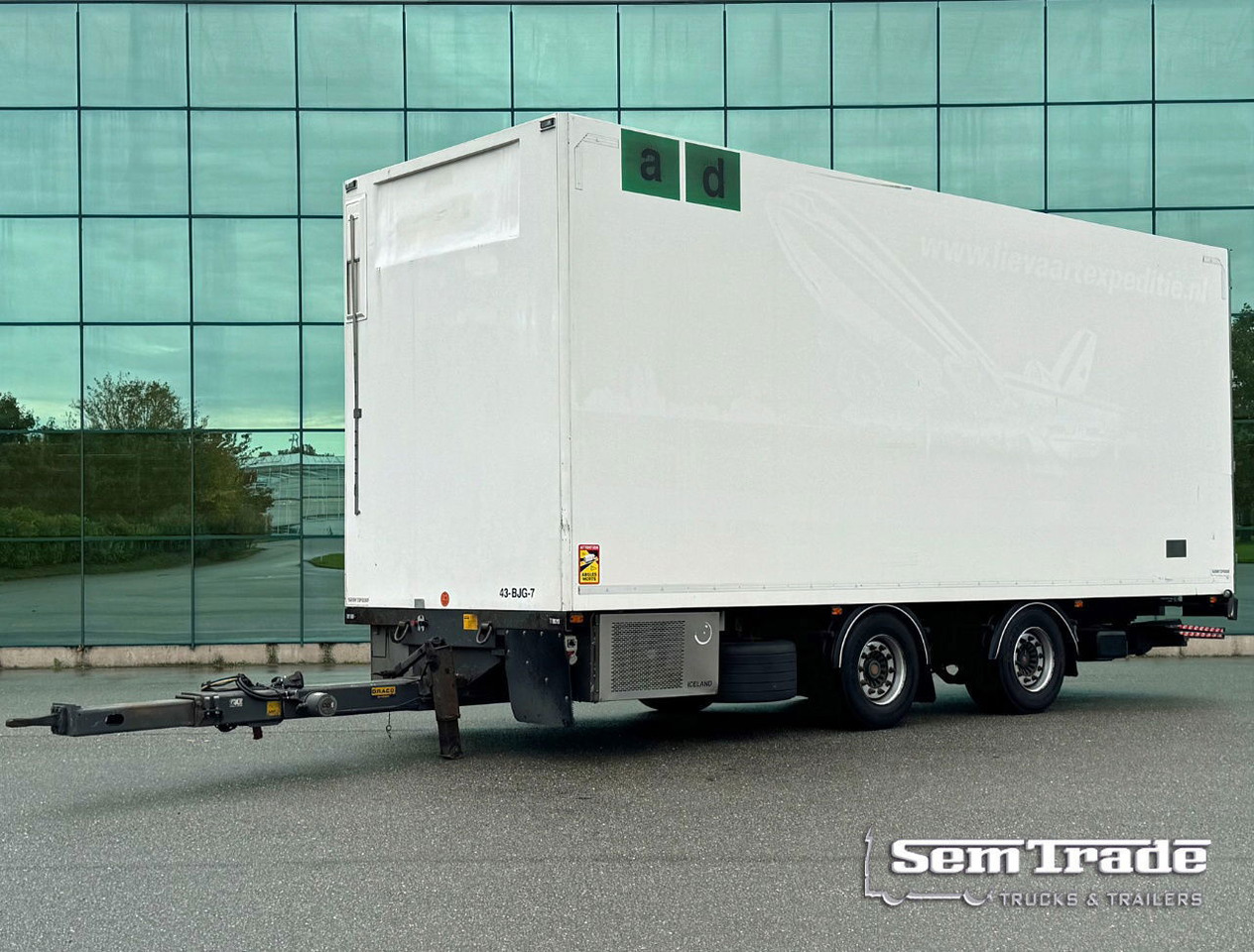 DRACO MZS 218 Wipkar 750 x 250 x 290 CM Inside Tail Lift 2021 TRS Iceland TOP Condition NL Trailertrailer - Прицеп-рефрижератор: фото 1 DRACO MZS 218 Wipkar 750 x 250 x 290 CM Inside Tail Lift 2021 TRS Iceland TOP Condition NL Trailertrailer - Прицеп-рефрижератор: фото 1