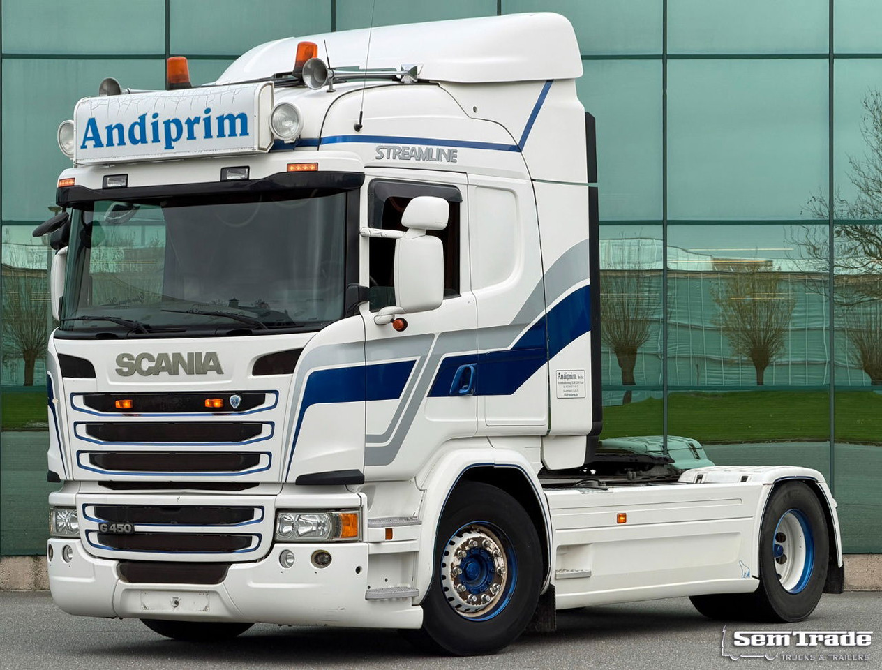 Scania G450 Highline Full AIR Retarder Only 592.000 KM TOP Condtion BE-Truck - Тягач: фото 1 Scania G450 Highline Full AIR Retarder Only 592.000 KM TOP Condtion BE-Truck - Тягач: фото 1