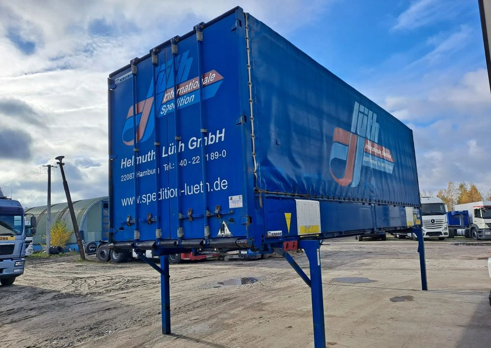 Krone Zabudowa BDF 7,45 18 palet Faktura VAT - Тентованный кузов: фото 2 Krone Zabudowa BDF 7,45 18 palet Faktura VAT - Тентованный кузов: фото 2