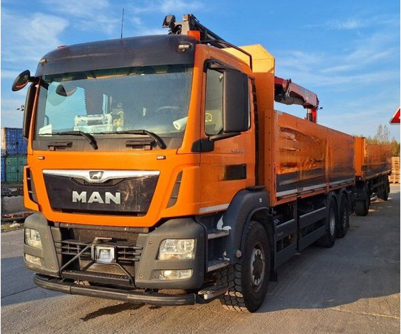 MAN 6x2 TGS 26.440 (6x4 problem!) - Грузовик бортовой/ Платформа, Автоманипулятор: фото 4 MAN 6x2 TGS 26.440 (6x4 problem!) - Грузовик бортовой/ Платформа, Автоманипулятор: фото 4