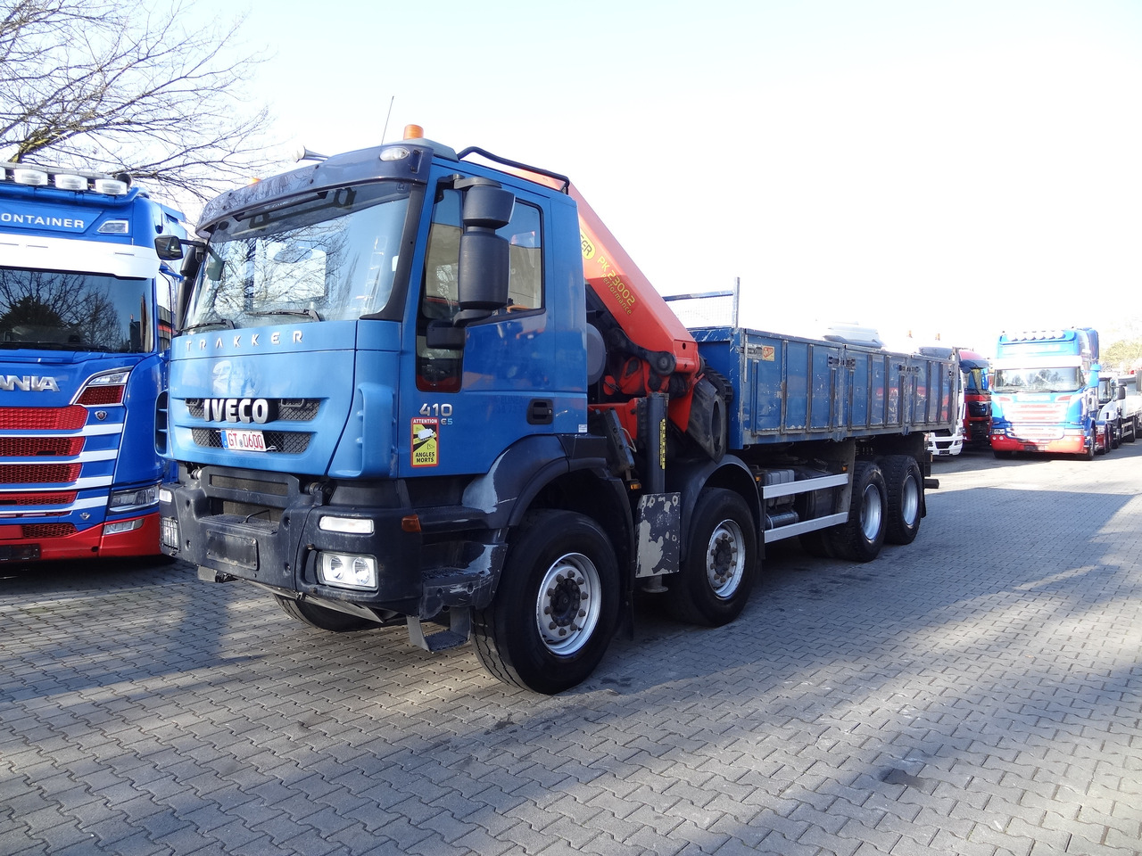Iveco Trakker AD340T41 8X4 Kipper Kran Palfinger 23002 - Автоманипулятор, Самосвал: фото 1 Iveco Trakker AD340T41 8X4 Kipper Kran Palfinger 23002 - Автоманипулятор, Самосвал: фото 1