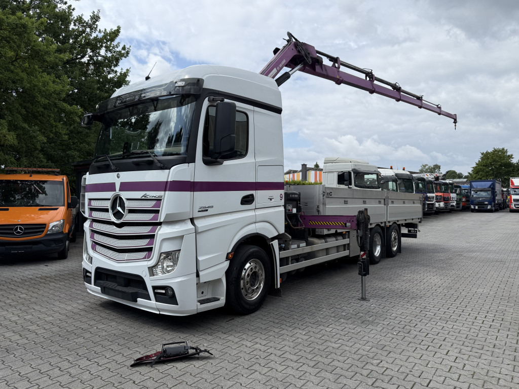 Mercedes-Benz Actros 2545 6X2 HIAB 166 bis 19 Meter - Грузовик бортовой/ Платформа, Автоманипулятор: фото 1 Mercedes-Benz Actros 2545 6X2 HIAB 166 bis 19 Meter - Грузовик бортовой/ Платформа, Автоманипулятор: фото 1