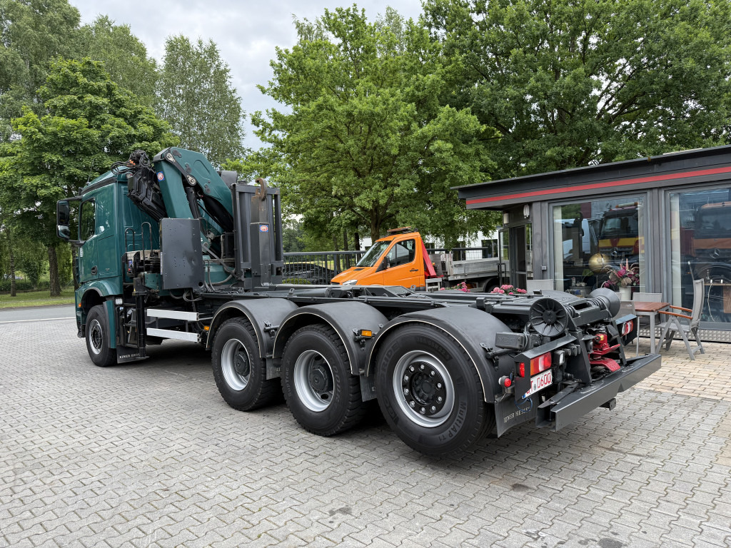 Крюковой мультилифт, Автоманипулятор Mercedes-Benz Arocs 3251 8X4 Haken mit Kran HMF 2620 K5: фото 11