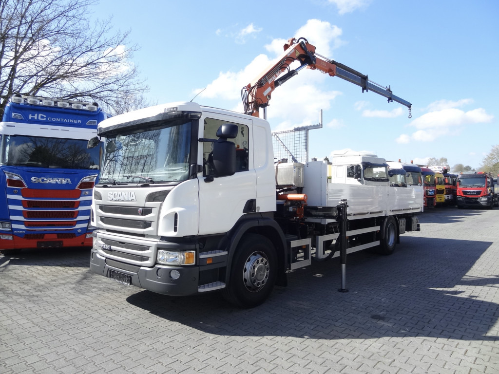 Scania P230 4X2 Kran Atlas 92.2 A2 - Автоманипулятор, Грузовик бортовой/ Платформа: фото 1 Scania P230 4X2 Kran Atlas 92.2 A2 - Автоманипулятор, Грузовик бортовой/ Платформа: фото 1