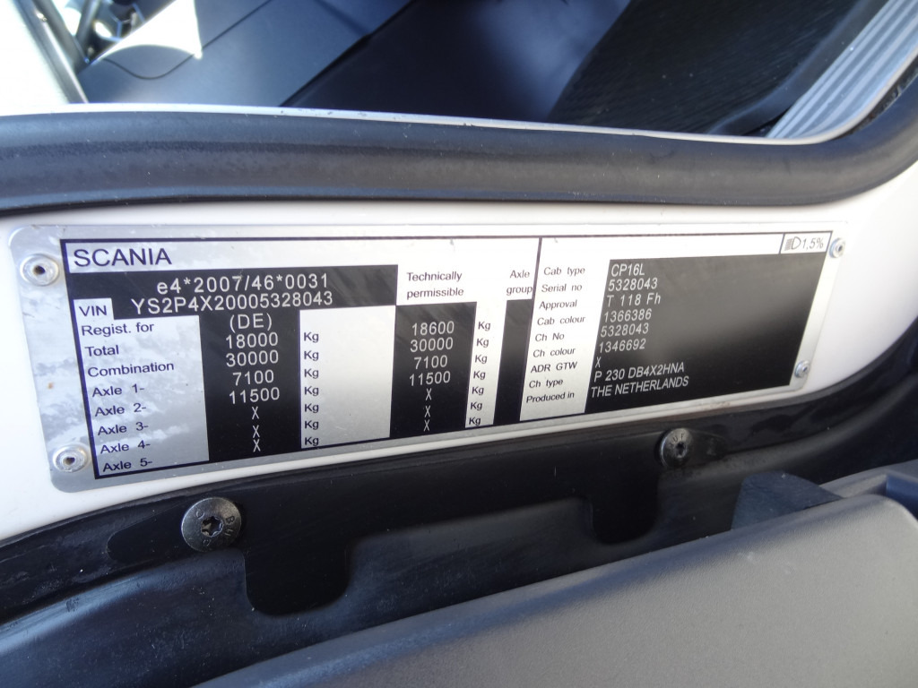 Scania P230 4X2 Kran Atlas 92.2 A2 - Грузовик бортовой/ Платформа, Автоманипулятор: фото 4 Scania P230 4X2 Kran Atlas 92.2 A2 - Грузовик бортовой/ Платформа, Автоманипулятор: фото 4