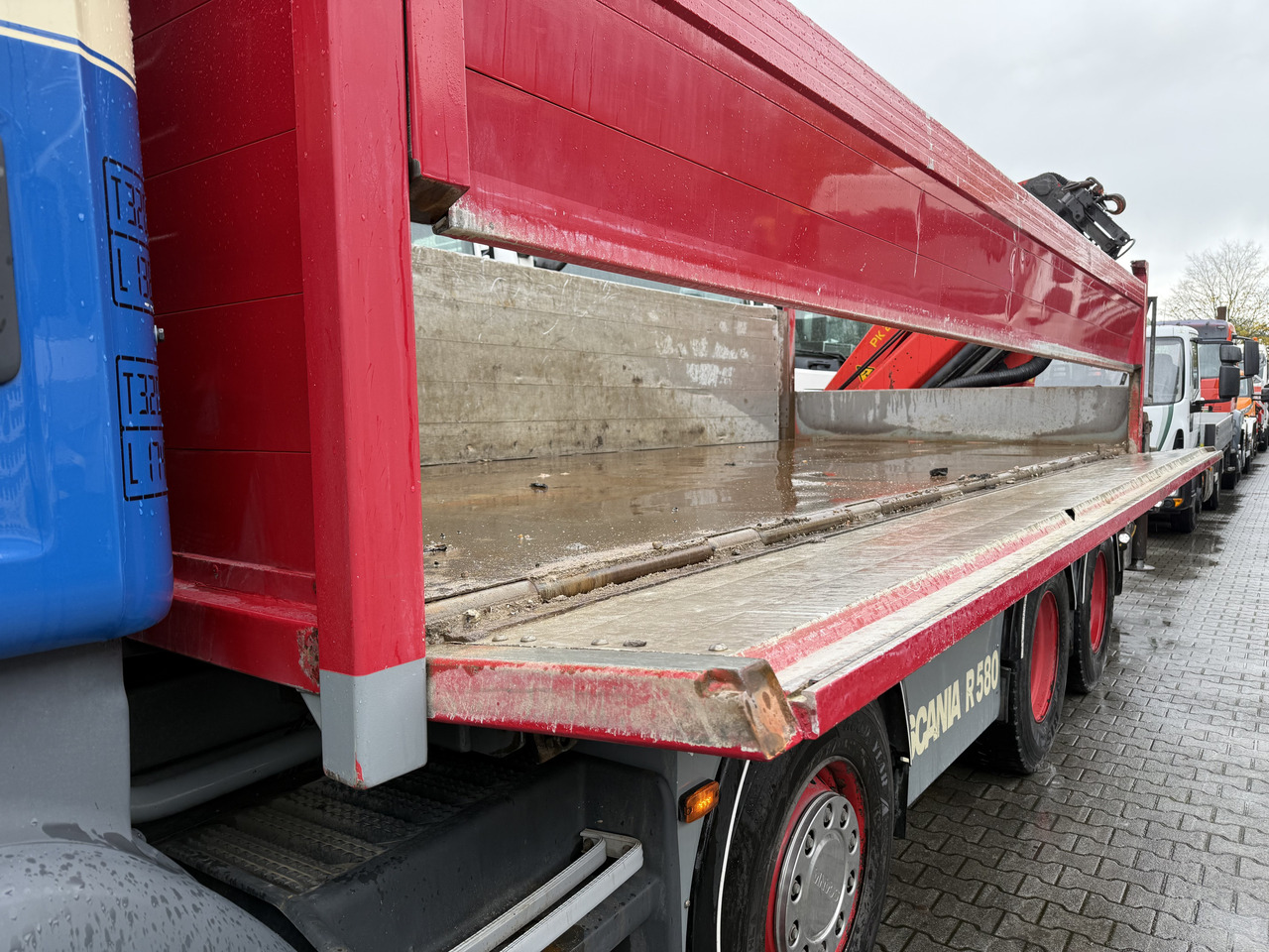 Scania R580 V8 8X4 Kipper Kran Palfinger 22002 - Самосвал: фото 5 Scania R580 V8 8X4 Kipper Kran Palfinger 22002 - Самосвал: фото 5