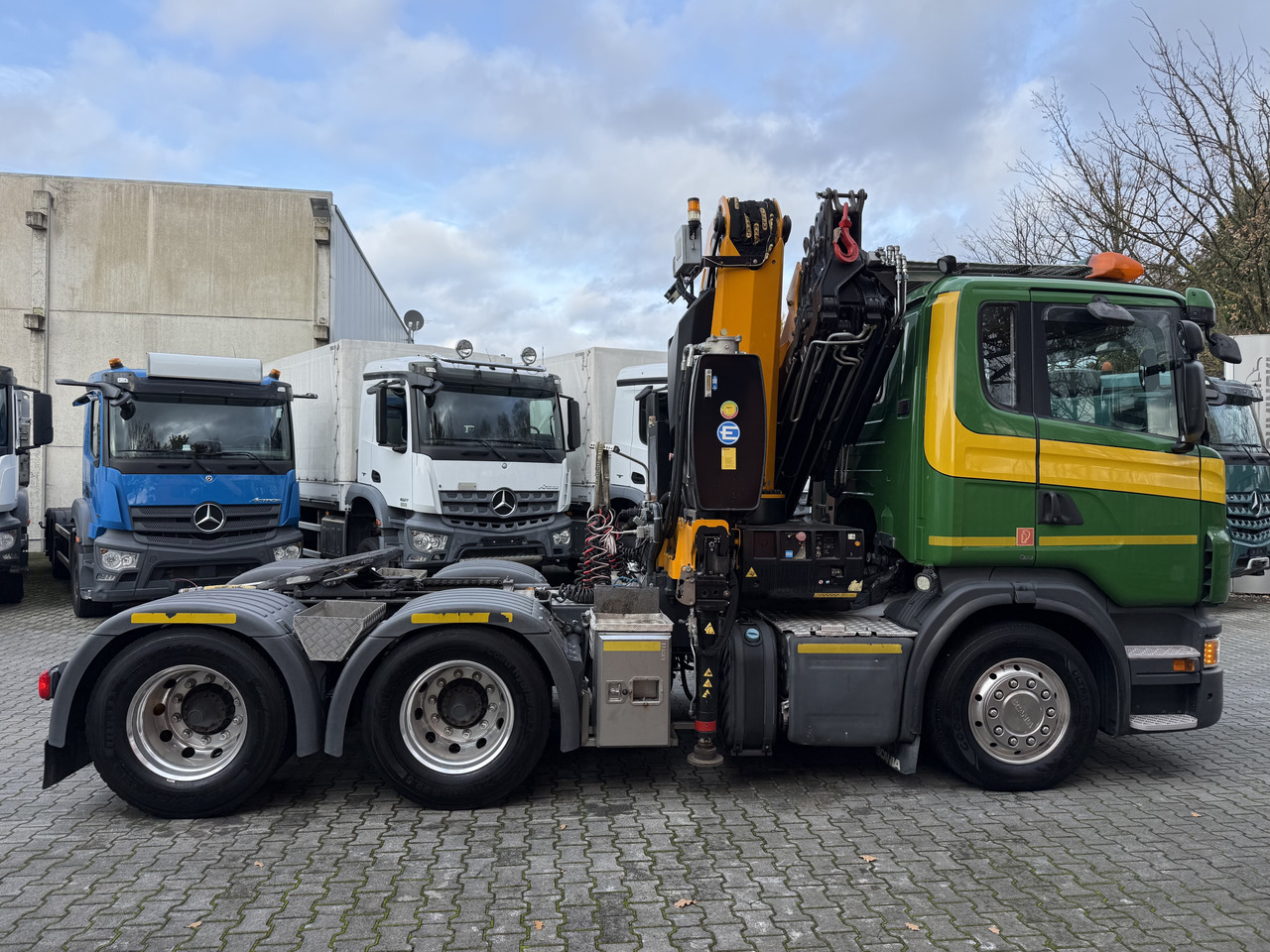 Тягач Scania G480 6X4 Kran Effer 255 6S bis 20.5 Meter: фото 13