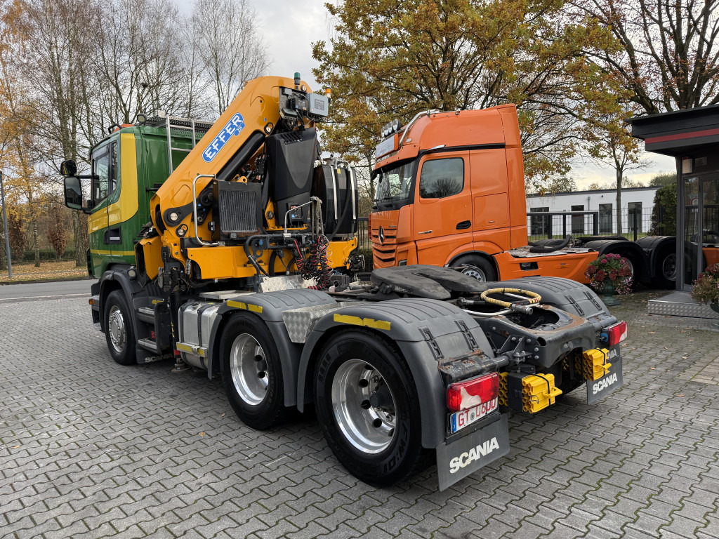 Тягач Scania G480 6X4 Kran Effer 255 6S bis 20.5 Meter: фото 15