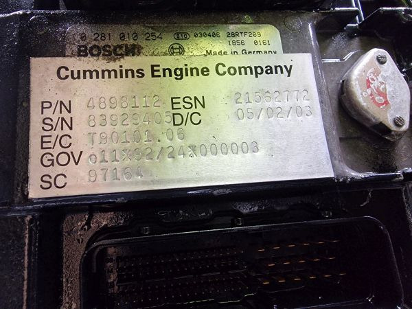 DAF 6ISB E3 5.9 Daf Spec CE162C with PTO on bellhousing Engine (Truck) - Двигатель для Грузовиков: фото 2 DAF 6ISB E3 5.9 Daf Spec CE162C with PTO on bellhousing Engine (Truck) - Двигатель для Грузовиков: фото 2