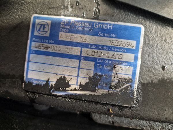 ZF Industrial 4WG-115 Gearbox - Коробка передач: фото 2 ZF Industrial 4WG-115 Gearbox - Коробка передач: фото 2