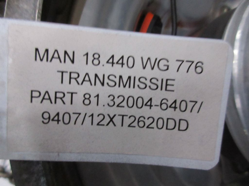 Коробка передач для Грузовиков MAN TGX 81.32004-6407 / 9407 TRANSMISSIE 12 TX 2620 DD EURO 6: фото 7