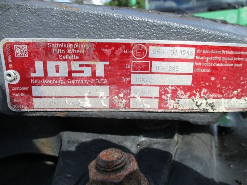 Jost JSK40 G50.X D 152 JSK40 G50.X D 152 DAF XF 106 EURO 6 - Седло для Грузовиков: фото 5 Jost JSK40 G50.X D 152 JSK40 G50.X D 152 DAF XF 106 EURO 6 - Седло для Грузовиков: фото 5