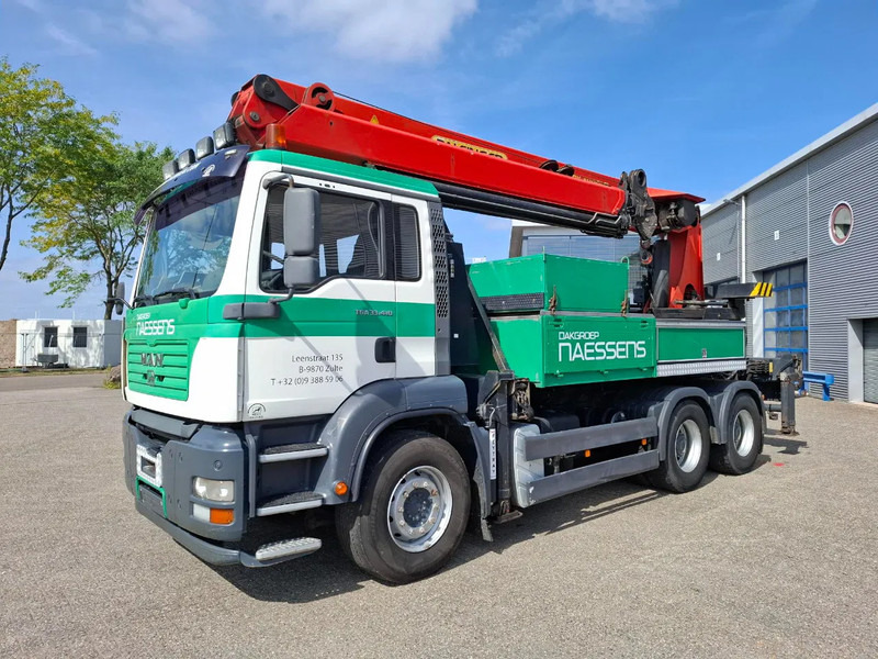 MAN TGA 33.410 / 6X4 / PALFINGER PK4000 1EL ROOFER CRANE / 25M / REMOTE / 2X BIG AXLE / 490677 KM / MANUAL / EURO-3 / 2005 - Автоманипулятор: фото 3 MAN TGA 33.410 / 6X4 / PALFINGER PK4000 1EL ROOFER CRANE / 25M / REMOTE / 2X BIG AXLE / 490677 KM / MANUAL / EURO-3 / 2005 - Автоманипулятор: фото 3