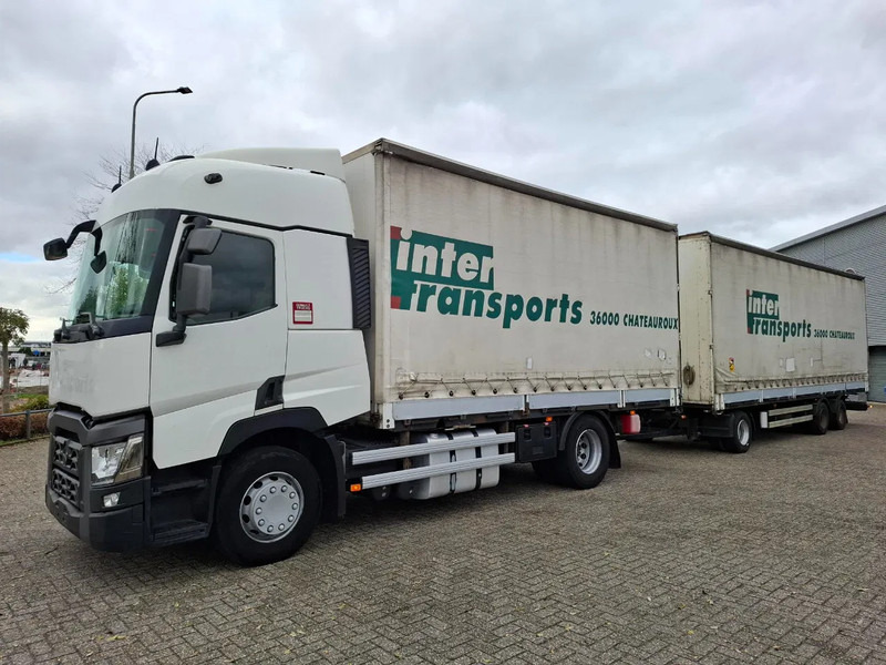 Renault T480 COMFORT / DOUBLE TANK / TIR LINE / TUV:30-03-2026 / THROUGH LOADING SYSTEM / LWDS / AUTOMATIC / EURO-6 / 2017 - Тентованный грузовик: фото 1 Renault T480 COMFORT / DOUBLE TANK / TIR LINE / TUV:30-03-2026 / THROUGH LOADING SYSTEM / LWDS / AUTOMATIC / EURO-6 / 2017 - Тентованный грузовик: фото 1
