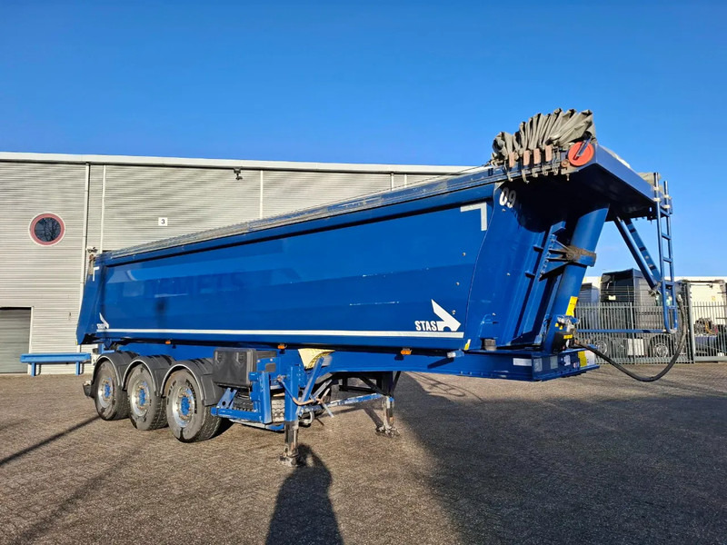 Stas S300CX / 28M3 / TEFLON FLOOR PLATE / 9TONS JOST AXLES / 1XLIFT AXLE / ALCOA / 2019 - Самосвальный полуприцеп: фото 3 Stas S300CX / 28M3 / TEFLON FLOOR PLATE / 9TONS JOST AXLES / 1XLIFT AXLE / ALCOA / 2019 - Самосвальный полуприцеп: фото 3