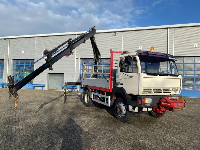 Steyr LÄRMARM 12S23 / 4X4 / CRANE HIAB 092 / WINCH / ONLY: 117406KM / TOP CONDITION / BIG AXLE / FULL STEEL+DRUM BRAKES / MANUAL / EUR - Автоманипулятор: фото 3 Steyr LÄRMARM 12S23 / 4X4 / CRANE HIAB 092 / WINCH / ONLY: 117406KM / TOP CONDITION / BIG AXLE / FULL STEEL+DRUM BRAKES / MANUAL / EUR - Автоманипулятор: фото 3