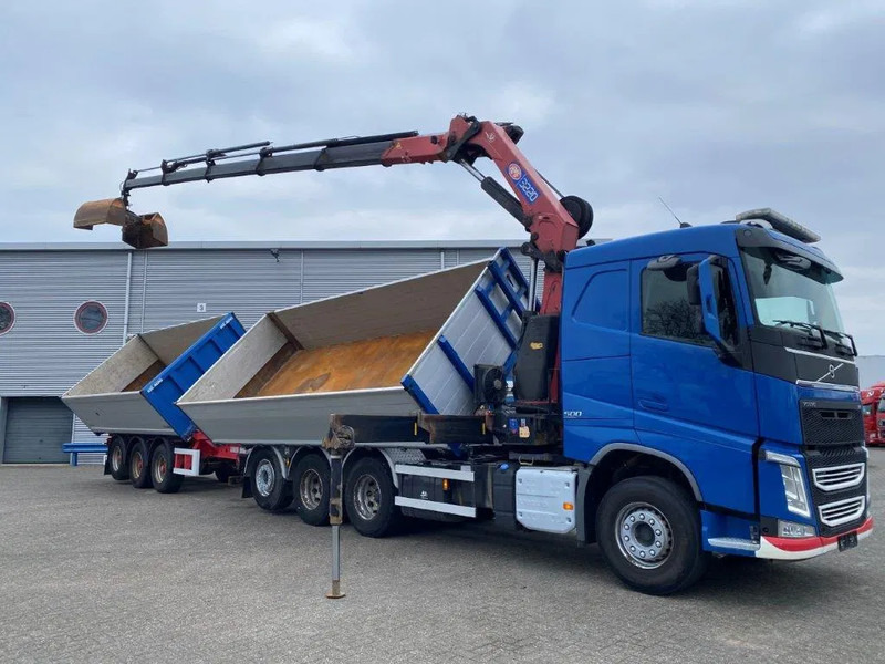 Volvo FH4-500 / HMF 3220K-RC / REMOTE / ROTATOR / 3SIDE TIPPER / DYNAMIC STEERING / ONLY:302623 KM / AUTOMATIC / EURO-6 / 2017 - Автоманипулятор: фото 4 Volvo FH4-500 / HMF 3220K-RC / REMOTE / ROTATOR / 3SIDE TIPPER / DYNAMIC STEERING / ONLY:302623 KM / AUTOMATIC / EURO-6 / 2017 - Автоманипулятор: фото 4