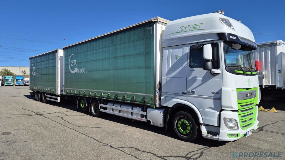 DAF XF 480 FAR 6X2 SSC EURO 6 - velkoobjemová souprava - prodejné jen s přívěsem WECON PC-CP-T0111 P0477K - cena je za celou soupravu - Тентованный грузовик: фото 1 DAF XF 480 FAR 6X2 SSC EURO 6 - velkoobjemová souprava - prodejné jen s přívěsem WECON PC-CP-T0111 P0477K - cena je za celou soupravu - Тентованный грузовик: фото 1