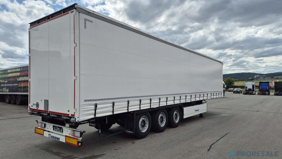 KRONE SD PROFI LINER + paletový koš 32 palet + 2 x zvedací náprava - Тентованный полуприцеп: фото 3 KRONE SD PROFI LINER + paletový koš 32 palet + 2 x zvedací náprava - Тентованный полуприцеп: фото 3