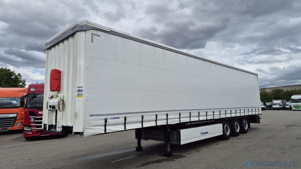 KRONE SD PROFI LINER + paletový koš 32 palet + 2 x zvedací náprava - Тентованный полуприцеп: фото 2 KRONE SD PROFI LINER + paletový koš 32 palet + 2 x zvedací náprava - Тентованный полуприцеп: фото 2