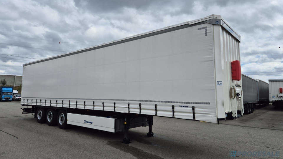 KRONE SD PROFI LINER + paletový koš 32 palet + 2 x zvedací náprava - Тентованный полуприцеп: фото 1 KRONE SD PROFI LINER + paletový koš 32 palet + 2 x zvedací náprava - Тентованный полуприцеп: фото 1