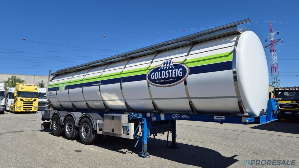 OSTATNÍ GRAPAR T3-G - Potravinářská cisterna 30 m3 - 4 komory - Полуприцеп-цистерна: фото 1 OSTATNÍ GRAPAR T3-G - Potravinářská cisterna 30 m3 - 4 komory - Полуприцеп-цистерна: фото 1