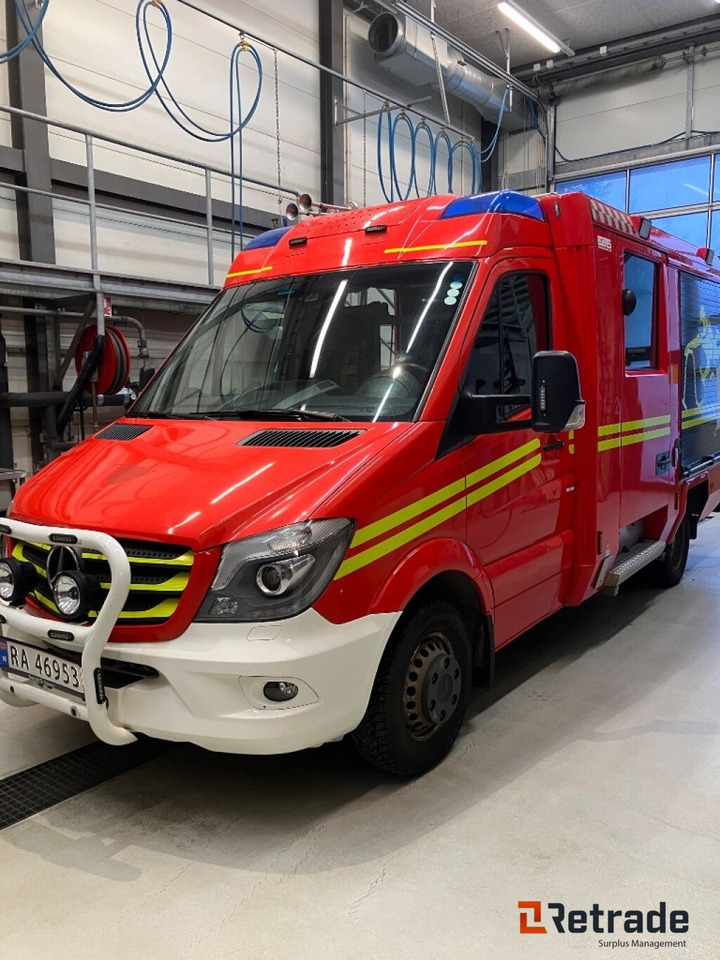 Røyk- vanndykkerbil / Brann og Redning MB Sprinter 519 CDI 4x2 ROSENBAUER COMPACT-LINE 2017 mod. - Пожарная машина: фото 1 Røyk- vanndykkerbil / Brann og Redning MB Sprinter 519 CDI 4x2 ROSENBAUER COMPACT-LINE 2017 mod. - Пожарная машина: фото 1