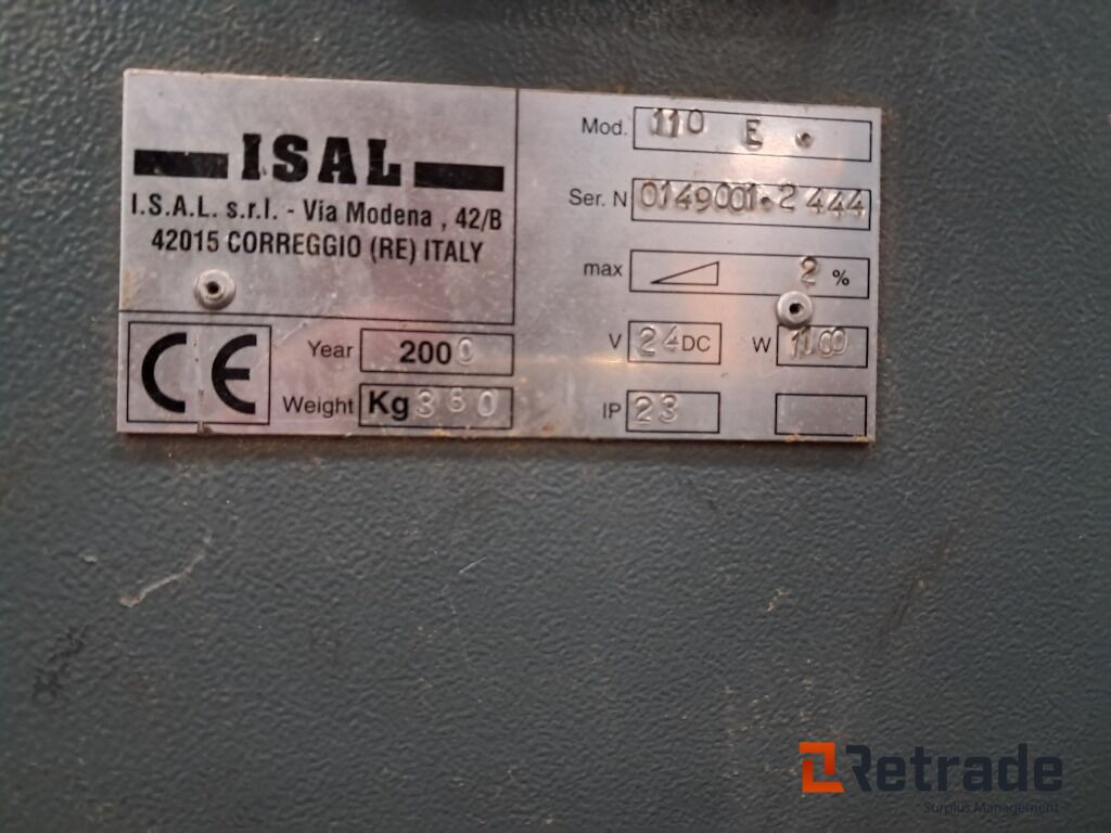 Fejemaskine ISAL 110 E - Строительная техника: фото 4 Fejemaskine ISAL 110 E - Строительная техника: фото 4