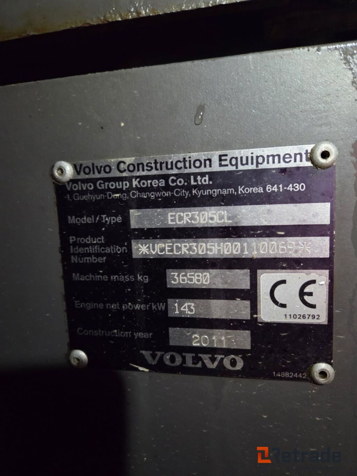 VOLVO ECR305Cl в лизинг VOLVO ECR305Cl: фото 35