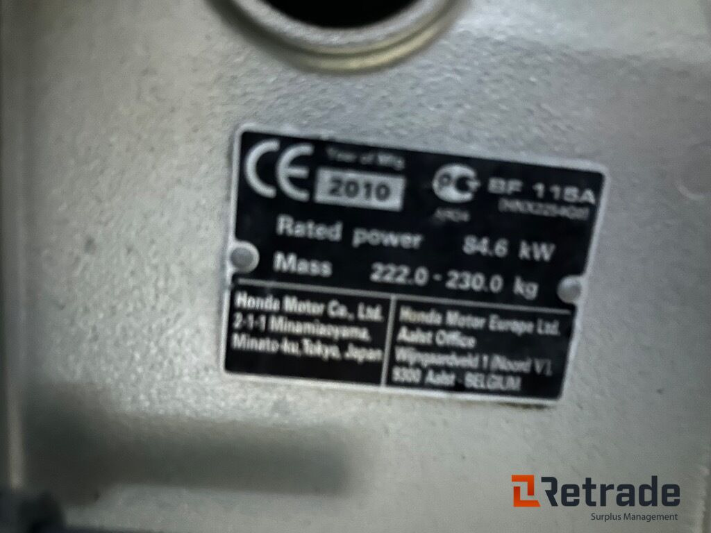 2010 Båt motor Honda 115 hk Four Stroke - Запчасти для Другой техники: фото 5 2010 Båt motor Honda 115 hk Four Stroke - Запчасти для Другой техники: фото 5