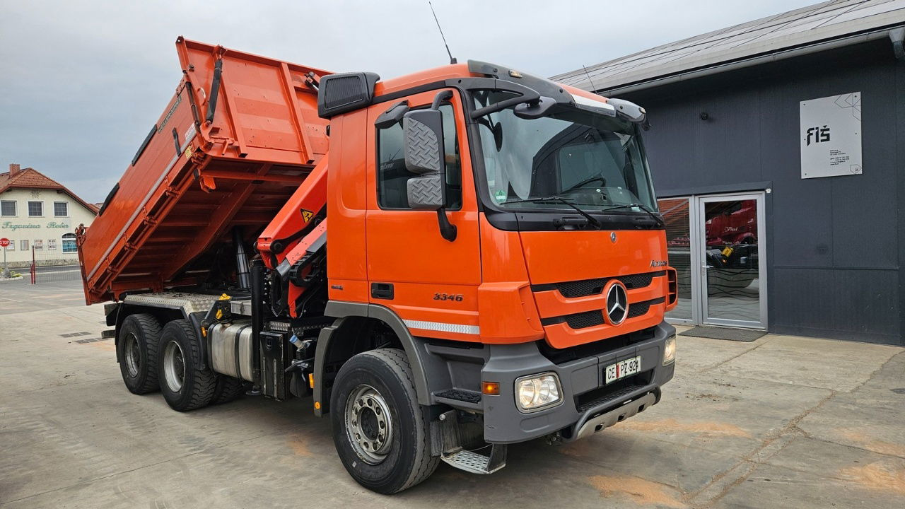Mercedes-Benz Actros 3346 K palfinger PK 18002 - bordmatic - meiller tipper - EPS 3 pedals - Самосвал: фото 4 Mercedes-Benz Actros 3346 K palfinger PK 18002 - bordmatic - meiller tipper - EPS 3 pedals - Самосвал: фото 4