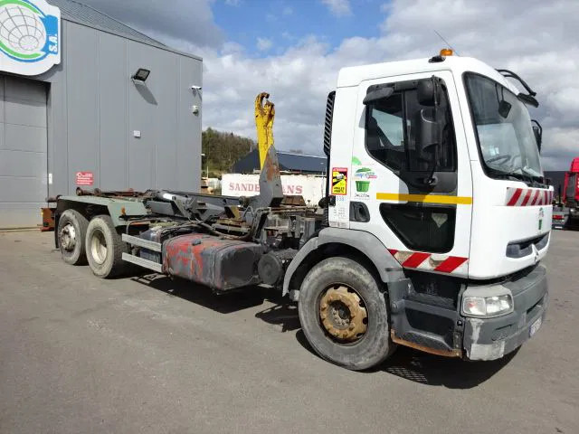Тросовый мультилифт Renault Premium 370 dci - 6x2 - container system - crane/grue: фото 1