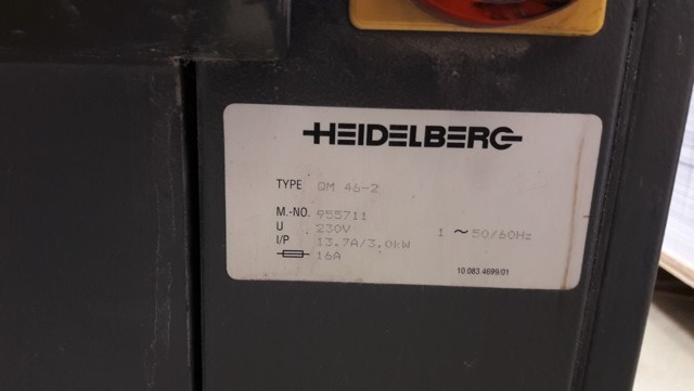 Heidelberg QM 46-2 two-color offset press - Офсетная печатная машина: фото 2 Heidelberg QM 46-2 two-color offset press - Офсетная печатная машина: фото 2