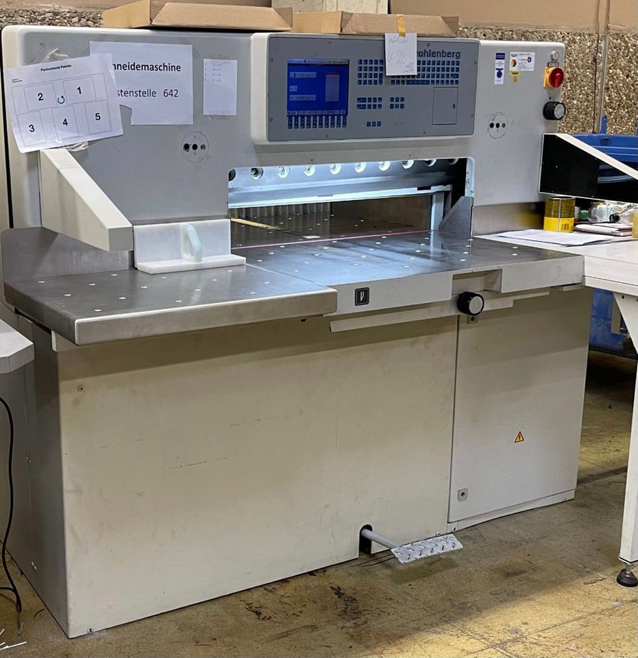 Wohlenberg cut-tec 92 high-speed cutter - Бумагорезательная машина: фото 1 Wohlenberg cut-tec 92 high-speed cutter - Бумагорезательная машина: фото 1