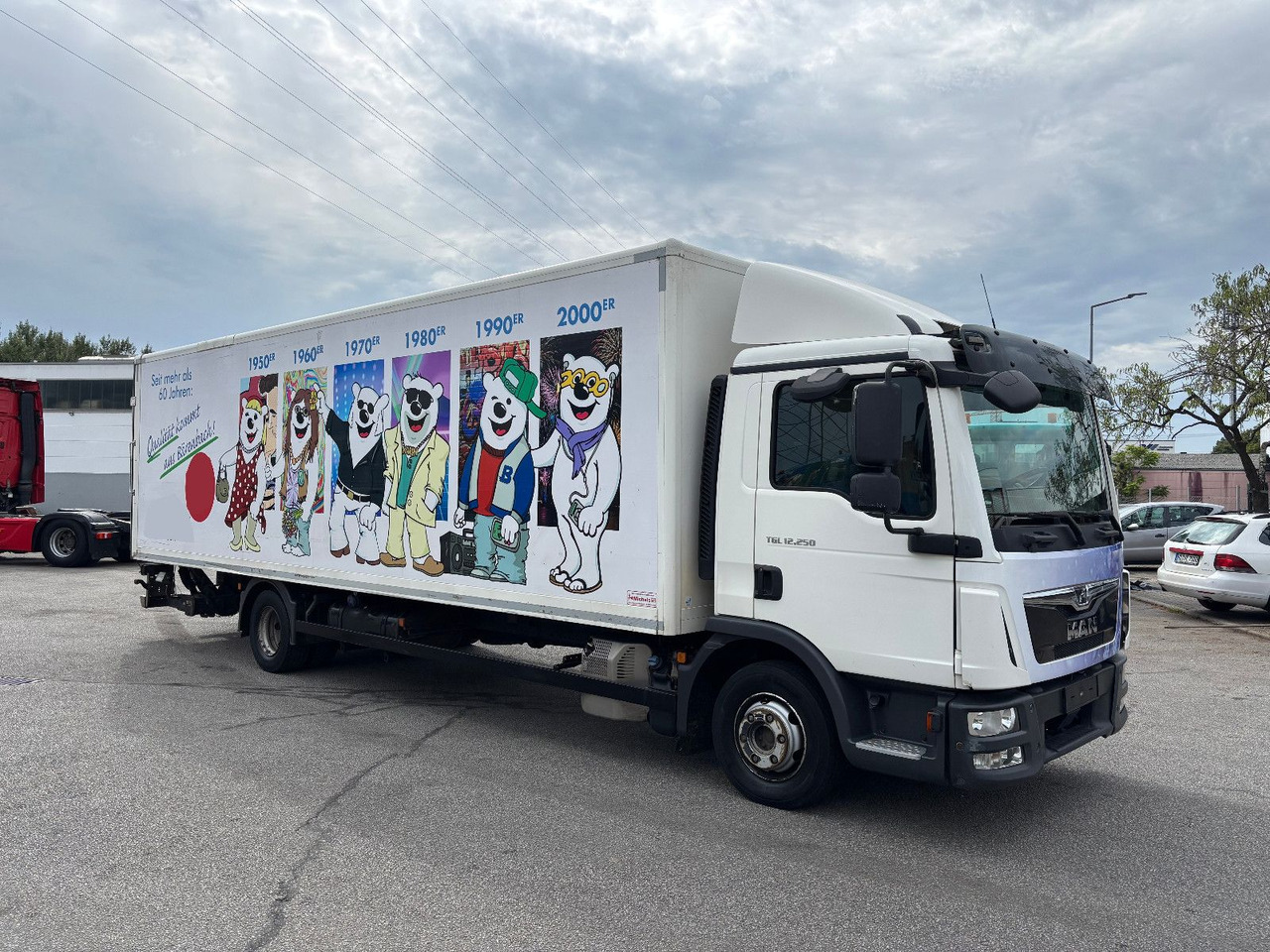 Грузовик с закрытым кузовом MAN TGL 12.250 LBW/Klima/Standheizung/Bergabfahr: фото 10