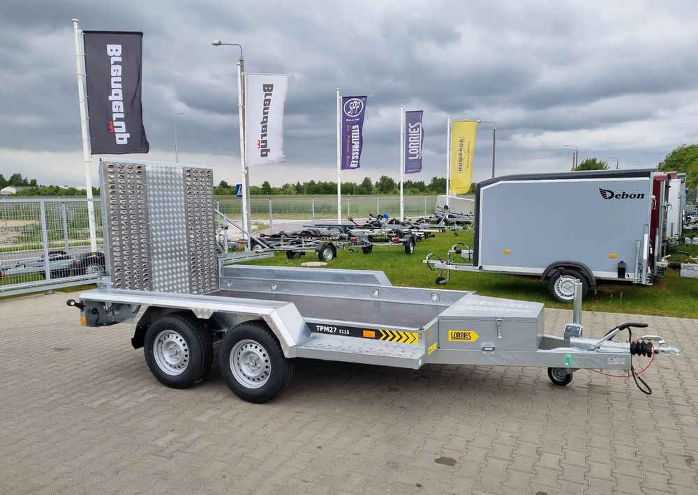 LORRIES TPM27 | 303x160 cm 2,7T koparka, bobcat - Прицеп для спецтехники: фото 3 LORRIES TPM27 | 303x160 cm 2,7T koparka, bobcat - Прицеп для спецтехники: фото 3