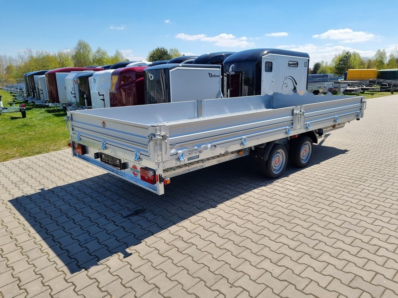 Stema SHP O2 35-52-22.2 przyczepa skrzyniowa 5x2m otwierane burty - Прицеп бортовой/ Платформа: фото 3 Stema SHP O2 35-52-22.2 przyczepa skrzyniowa 5x2m otwierane burty - Прицеп бортовой/ Платформа: фото 3