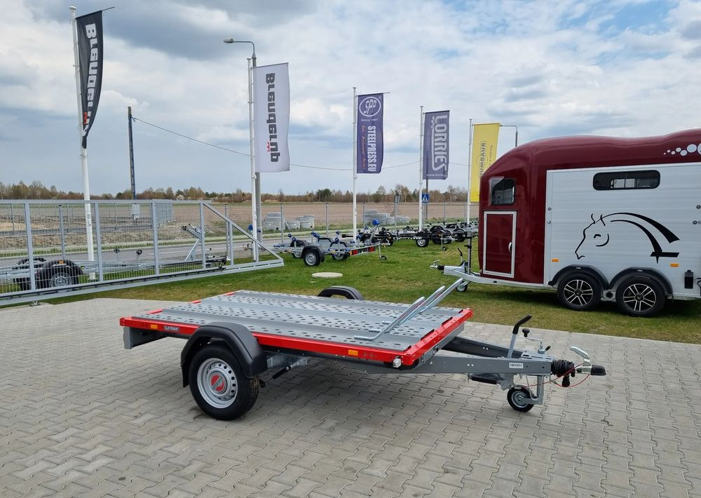Stema STM 02 10-25-15.1 red | 251x153 cm 3 motocykle | DMC 1000kg - Прицеп для мотоцикла: фото 1 Stema STM 02 10-25-15.1 red | 251x153 cm 3 motocykle | DMC 1000kg - Прицеп для мотоцикла: фото 1