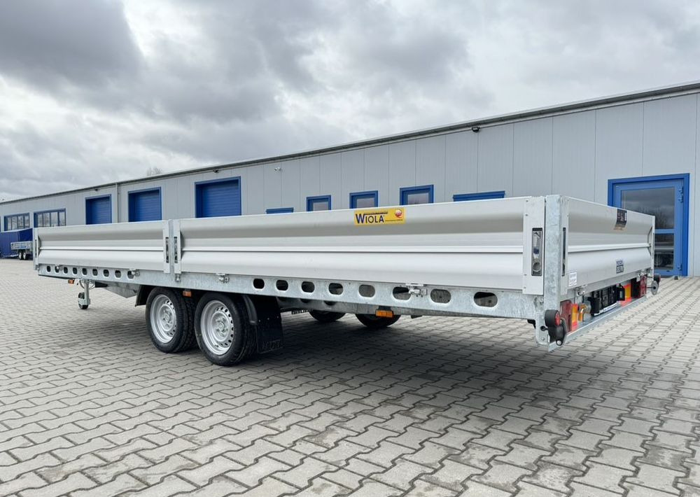 Новый Прицеп бортовой/ Платформа Wiola Multitrailer 3.5S | 500 x 210 cm | najazdy aluminiowe | burty aluminiowe: фото 12