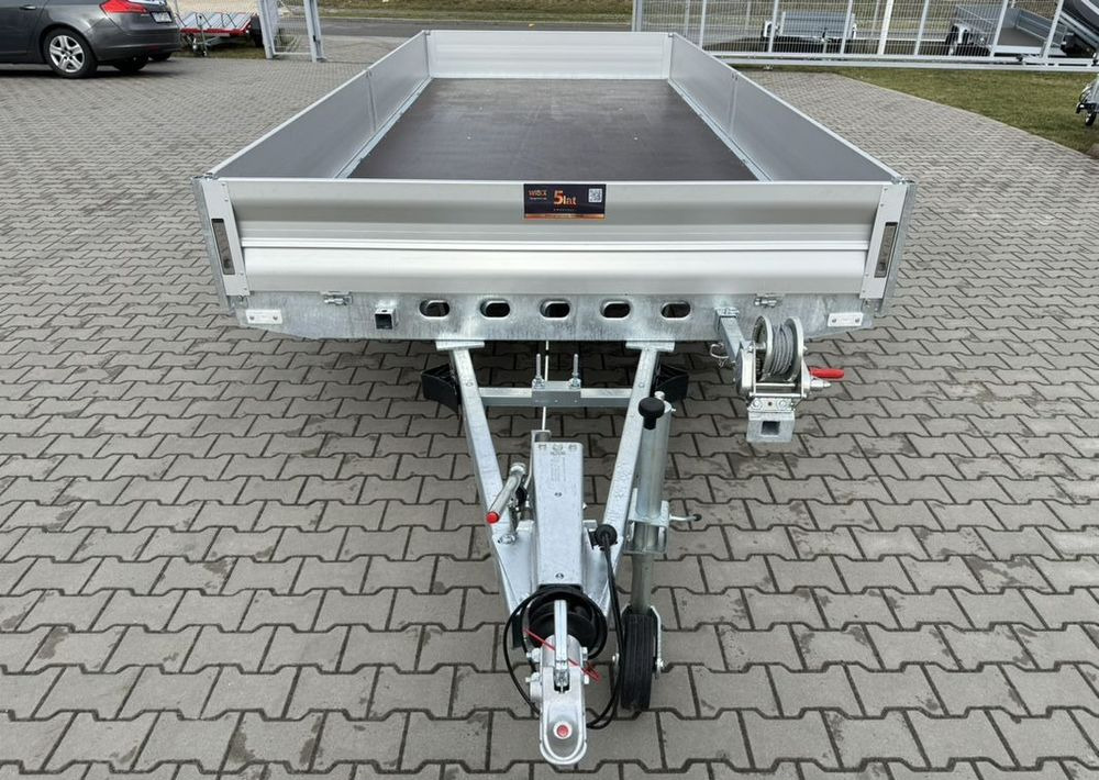 Новый Прицеп бортовой/ Платформа Wiola Multitrailer 3.5S | 500 x 210 cm | najazdy aluminiowe | burty aluminiowe: фото 18