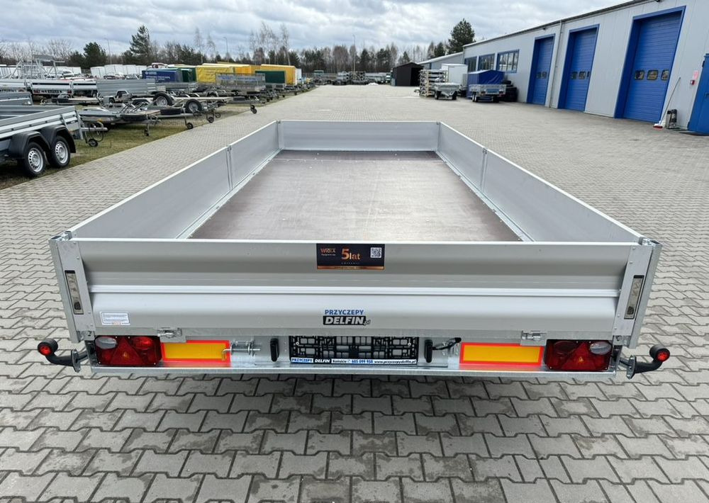 Новый Прицеп бортовой/ Платформа Wiola Multitrailer 3.5S | 500 x 210 cm | najazdy aluminiowe | burty aluminiowe: фото 10