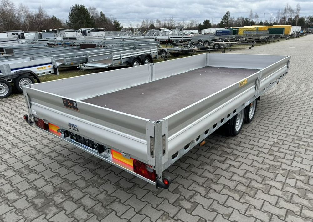 Новый Прицеп бортовой/ Платформа Wiola Multitrailer 3.5S | 500 x 210 cm | najazdy aluminiowe | burty aluminiowe: фото 9