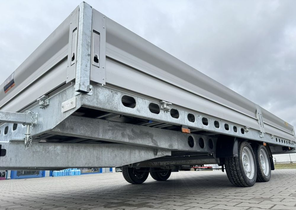 Новый Прицеп бортовой/ Платформа Wiola Multitrailer 3.5S | 500 x 210 cm | najazdy aluminiowe | burty aluminiowe: фото 13