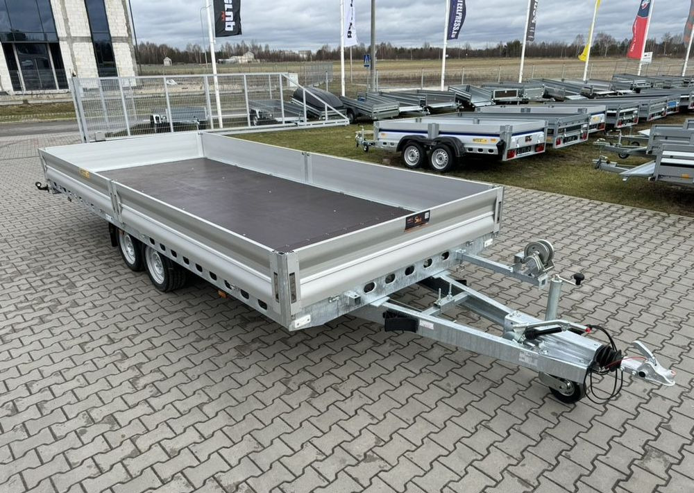 Новый Прицеп бортовой/ Платформа Wiola Multitrailer 3.5S | 500 x 210 cm | najazdy aluminiowe | burty aluminiowe: фото 19