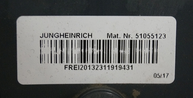 Jungheinrich 51055123 | back cover accelarator EJE EJD EJC sn FREI 2013231191943 - Кузов и экстерьер для Погрузочно-разгрузочной техники: фото 3 Jungheinrich 51055123 | back cover accelarator EJE EJD EJC sn FREI 2013231191943 - Кузов и экстерьер для Погрузочно-разгрузочной техники: фото 3